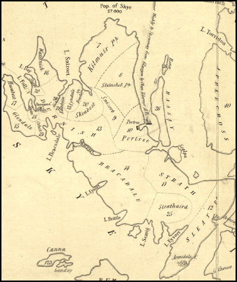 map of Skye