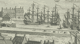 Tobacco ships at Port Glasgow, mid-1760s