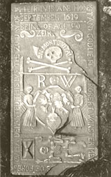 Photograph of gravestone in the Howff
