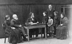 A pauper family, Glasgow, 1886